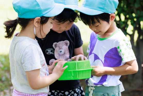 順次登園(健康観察)・朝の遊び